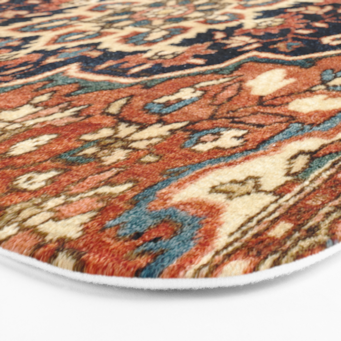 Sarouk Poshti Persian Rug Print Bath Mat Gallery Image 3