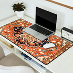 Sarouk Poshti Persian Rug Print Desk Mat Gallery Image 2