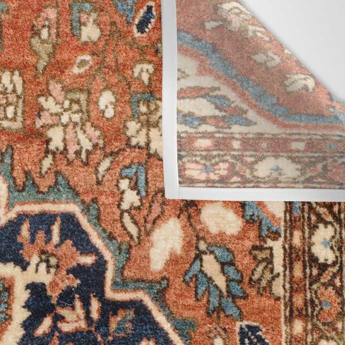 Sarouk Poshti Persian Rug Print Wall Tapestry Gallery Image 3