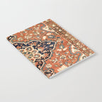 Sarouk Poshti Persian Rug Print Notebook Gallery Image 2