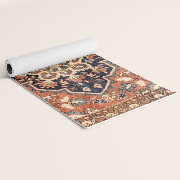 Sarouk Poshti Persian Rug Print Yoga Mat Gallery Image 2