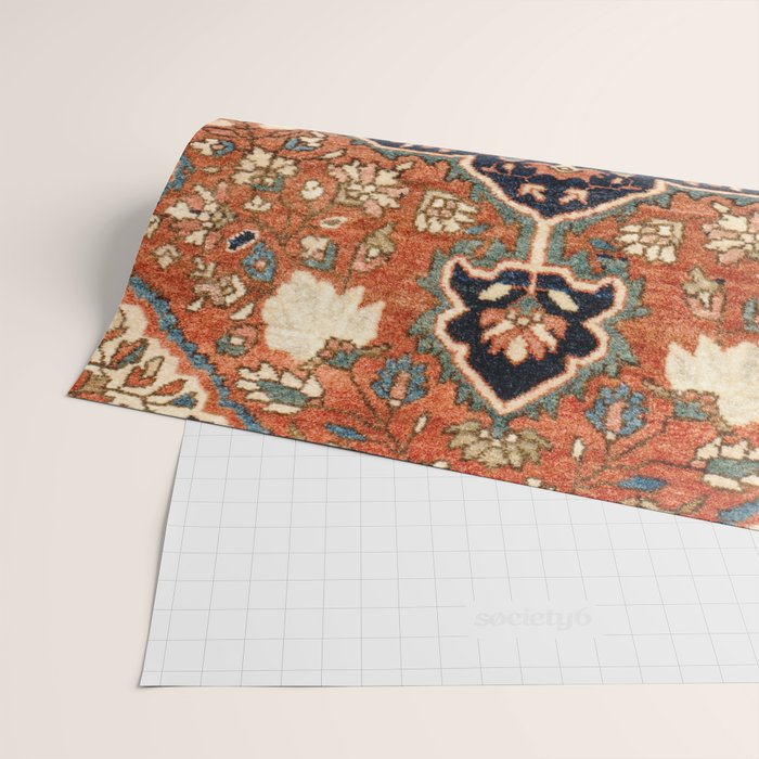 Sarouk Poshti Persian Rug Print Wrapping Paper Gallery Image 2