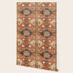 Sarouk Poshti Persian Rug Print Wallpaper Gallery Image 2