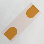Arch (Yellow & Pale Pink) Yoga Mat Gallery Image 1
