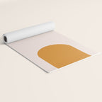 Arch (Yellow & Pale Pink) Yoga Mat Gallery Image 2