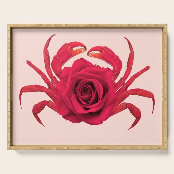 ROSE CRAB Serving Tray Gallery Image 1