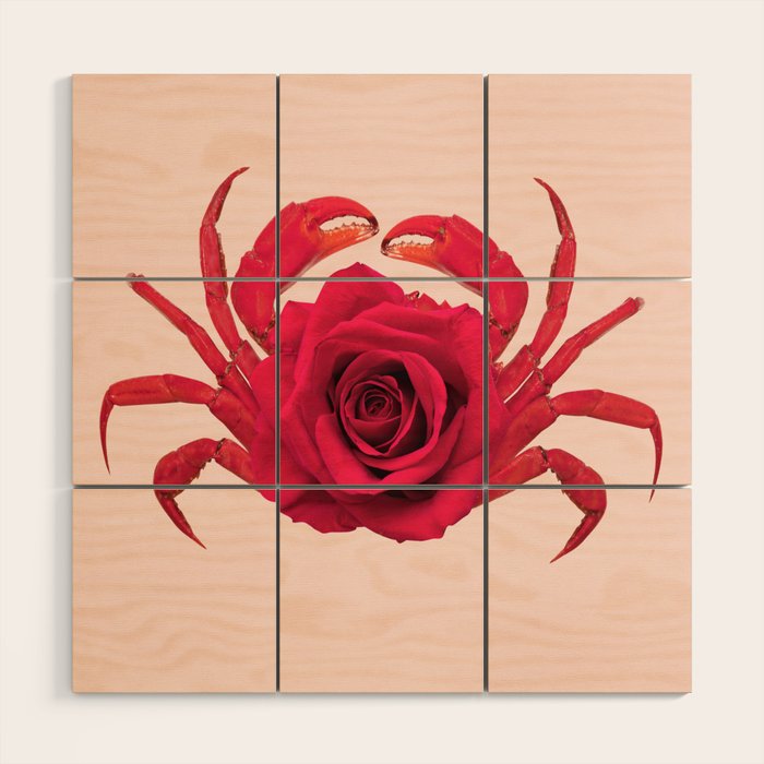 ROSE CRAB Wood Wall Art Gallery Image 1