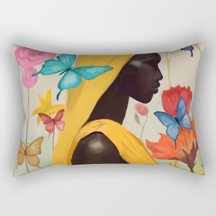 Garden Muse Rectangular Pillow Gallery Image 2