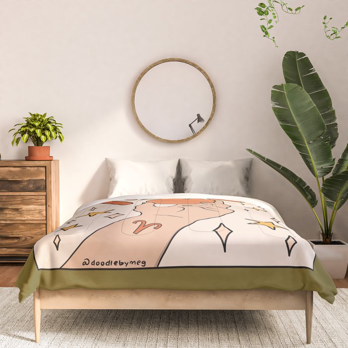 Aries Orange Comforter Gallery Image 3