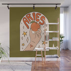 Aries Orange Wall Mural Gallery Image 1