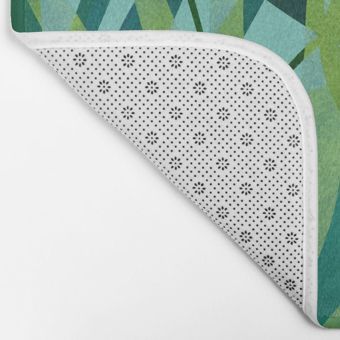 Tropical Moonlight Garden Landscape  Bath Mat Gallery Image 2