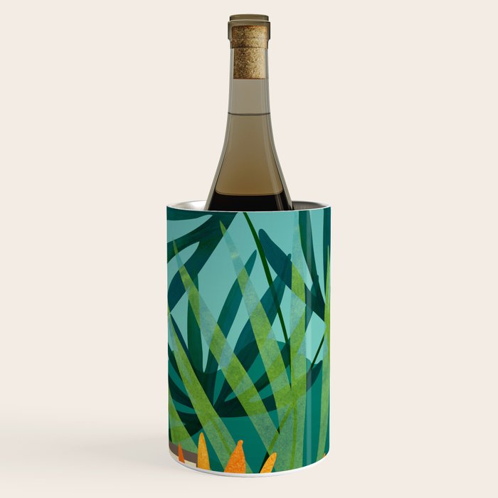 Tropical Moonlight Garden Landscape  Wine Chiller Gallery Image 2