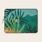 Tropical Moonlight Garden Landscape  Laptop Sleeve Gallery Image 1