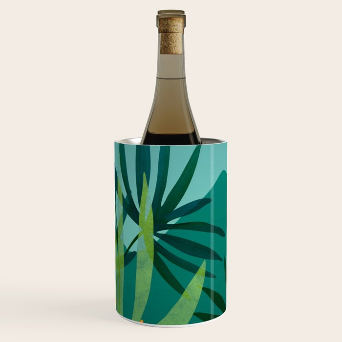 Tropical Moonlight Garden Landscape  Wine Chiller Gallery Image 1