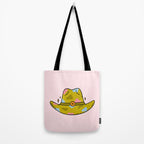 Pisces Cowboy Hat Tote Bag Gallery Image 2