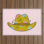 Pisces Cowboy Hat Outdoor Rug Gallery Image 1