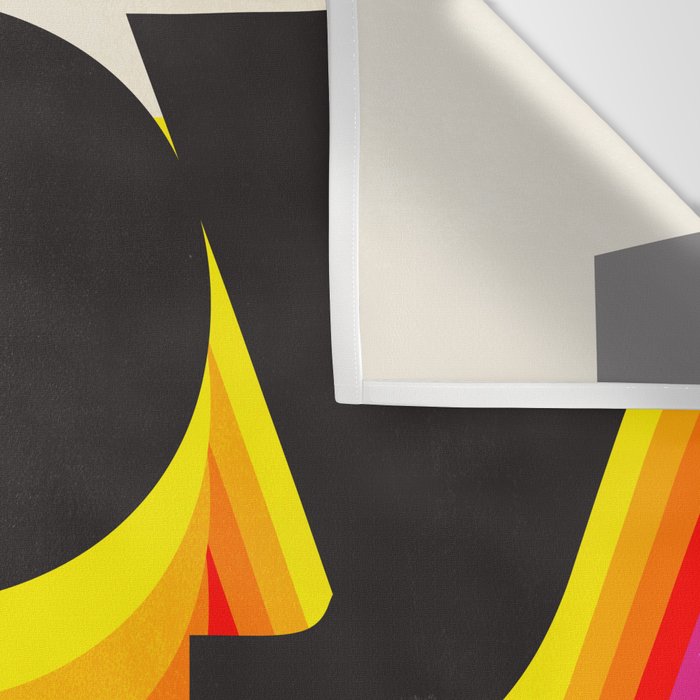 Joy: Retro Typography Edition Wall Tapestry Gallery Image 3