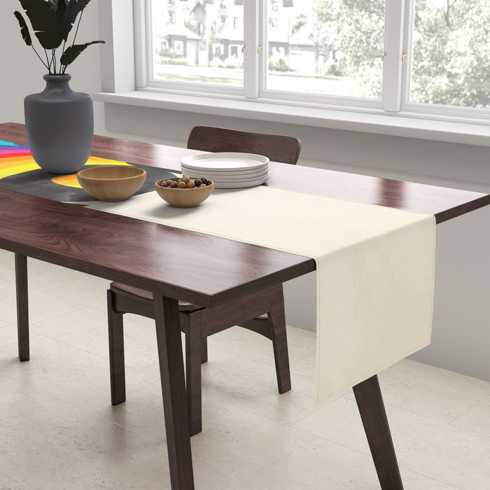 Joy: Retro Typography Edition Table Runner Gallery Image 2