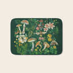Mushrooms Dandelion Garden Bath Mat Gallery Image 1