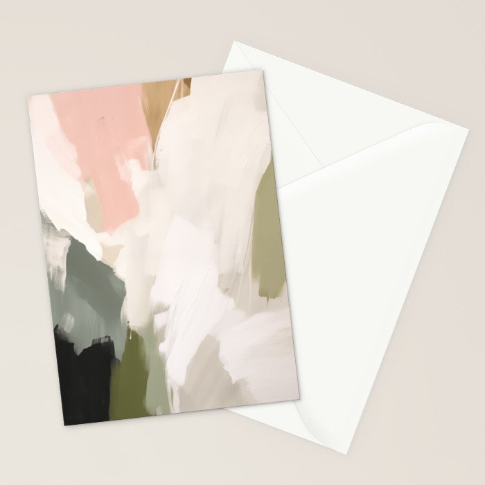 Midcentury Boho Garden Stationery Card Gallery Image 2