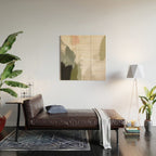 Midcentury Boho Garden Wood Wall Art Gallery Image 2