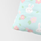 Cute rabbit bunny animal with spring flowers Pillow Sham Gallery Image 4