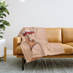 Cheers to Love, Laughter & Happily Ever After #painting #illustration Throw Blanket Gallery Image 1