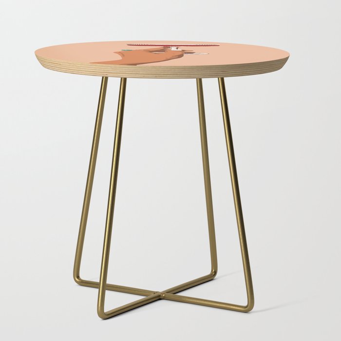 Cheers to Love, Laughter & Happily Ever After #painting #illustration Side Table Gallery Image 1