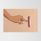 Cheers to Love, Laughter & Happily Ever After #painting #illustration Rug Gallery Image 2