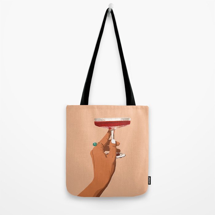 Cheers to Love, Laughter & Happily Ever After #painting #illustration Tote Bag Gallery Image 2