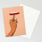 Cheers to Love, Laughter & Happily Ever After #painting #illustration Stationery Card Gallery Image 2