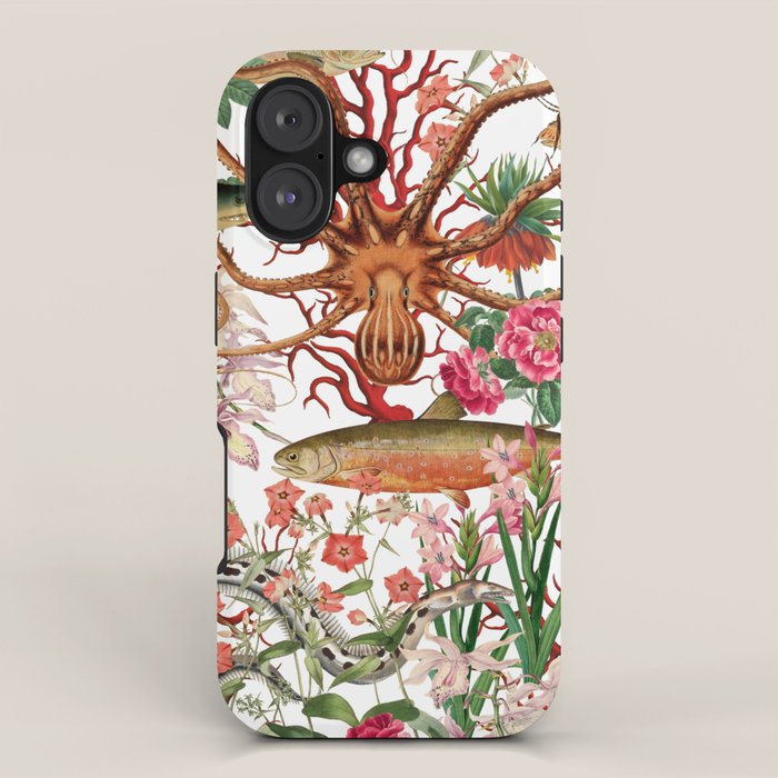Floral Ocean Eden iPhone Case Gallery Image 1