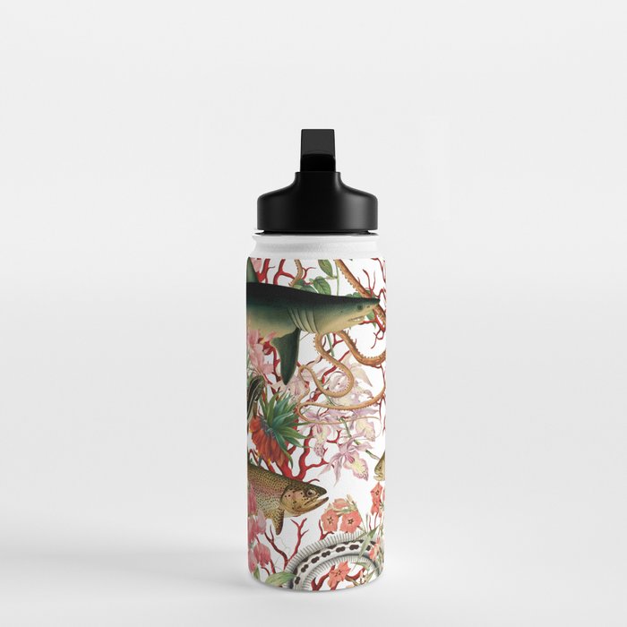 Floral Ocean Eden Water Bottle Gallery Image 3