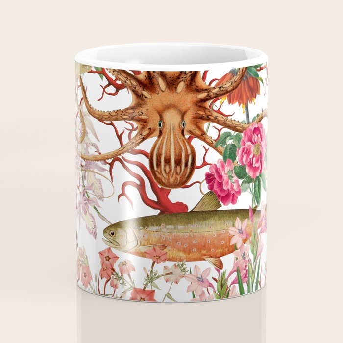 Floral Ocean Eden Coffee Mug Gallery Image 4