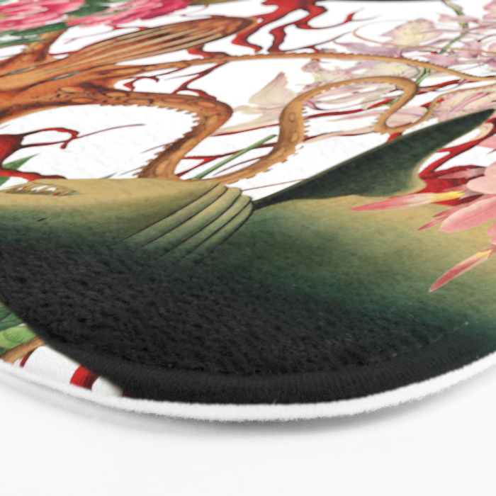 Floral Ocean Eden Bath Mat Gallery Image 3