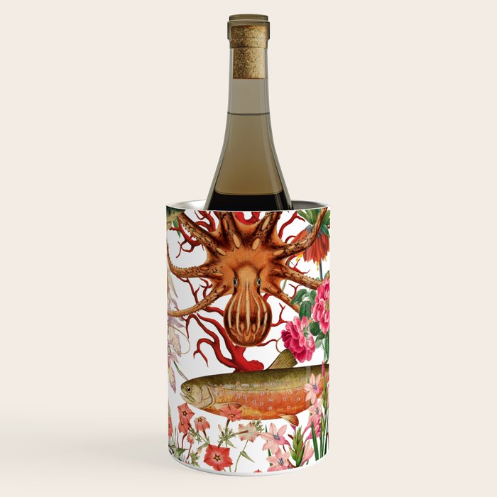 Floral Ocean Eden Wine Chiller Gallery Image 1