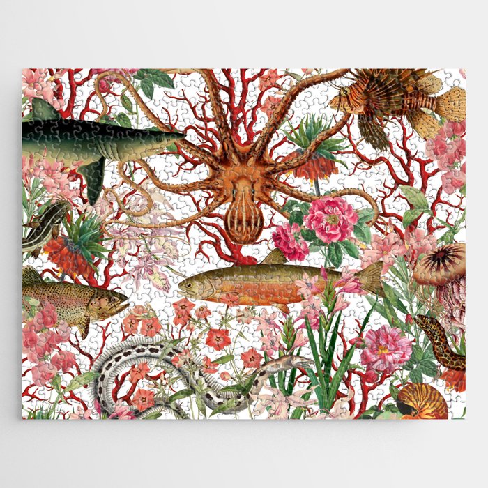 Floral Ocean Eden Jigsaw Puzzle Gallery Image 1