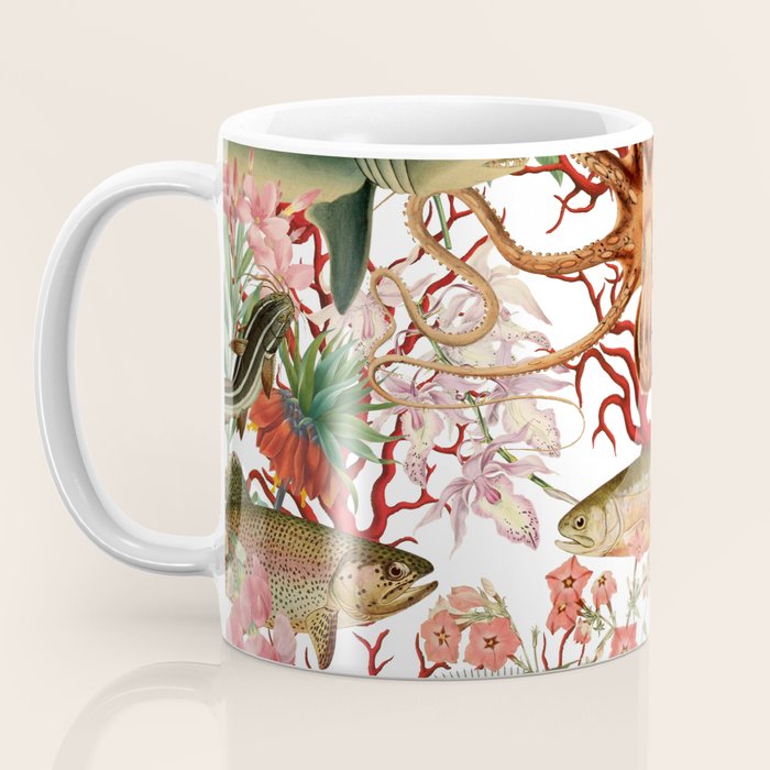 Floral Ocean Eden Coffee Mug Gallery Image 3