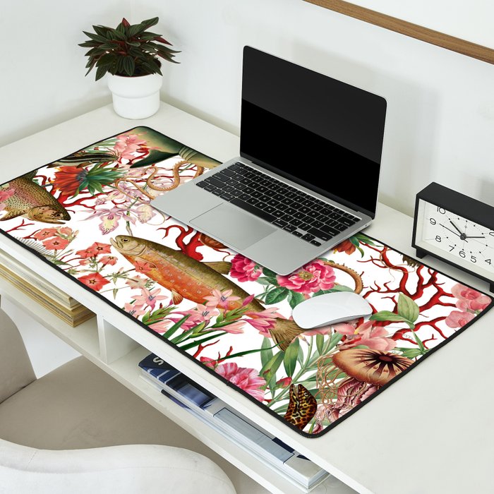 Floral Ocean Eden Desk Mat Gallery Image 2