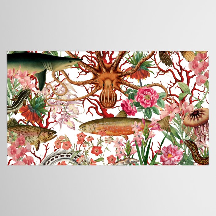 Floral Ocean Eden Tablecloth Gallery Image 2
