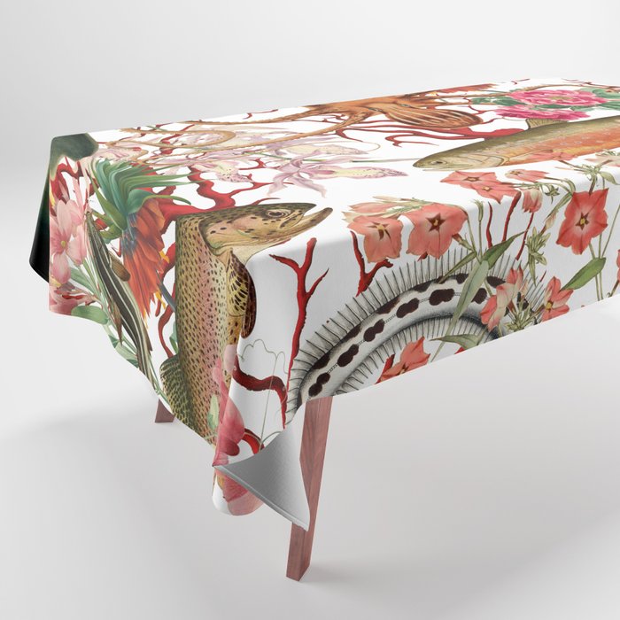 Floral Ocean Eden Tablecloth Gallery Image 1