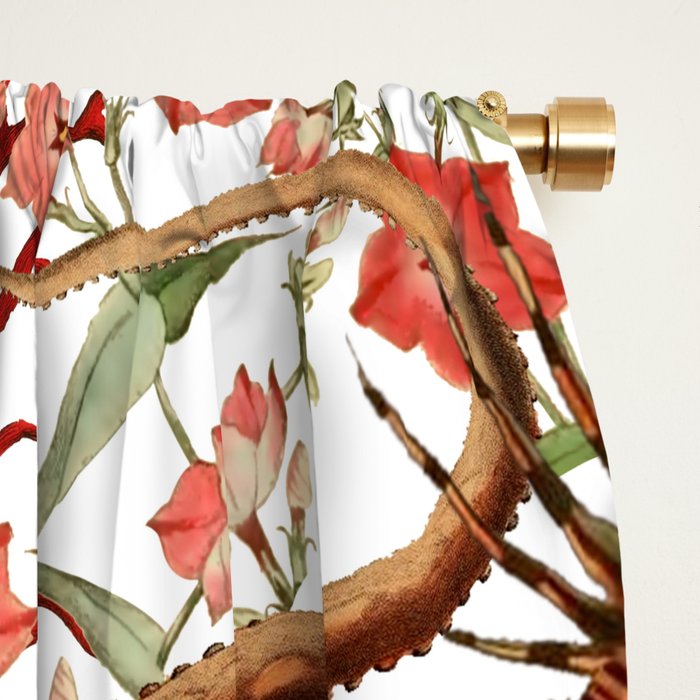 Floral Ocean Eden Window Curtain Gallery Image 2