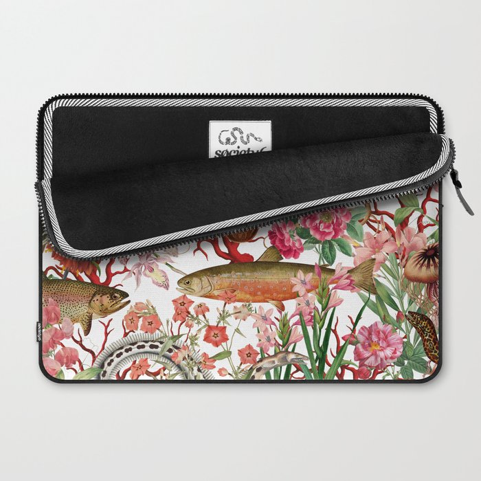 Floral Ocean Eden Laptop Sleeve Gallery Image 2