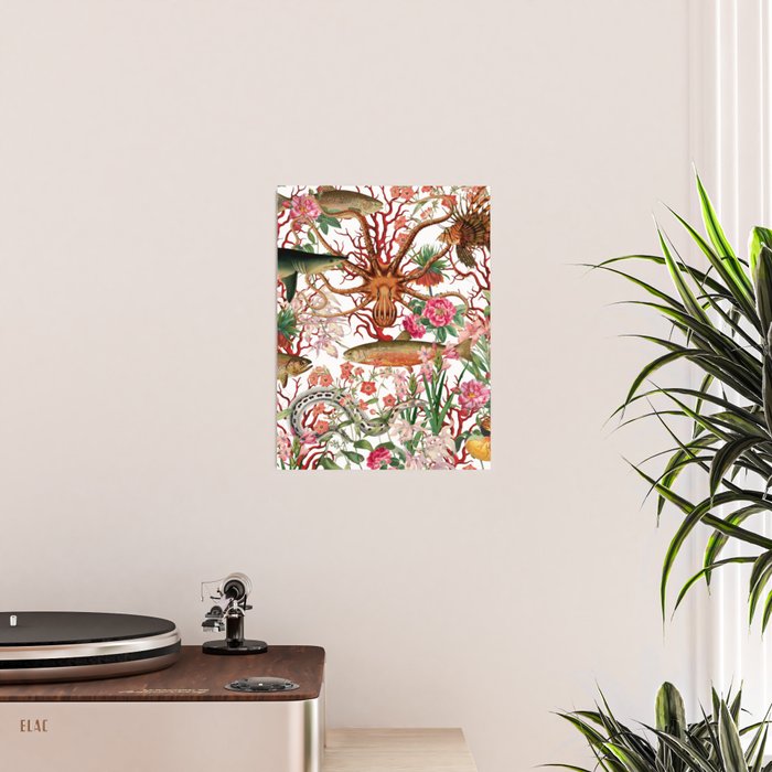 Floral Ocean Eden Poster Gallery Image 2