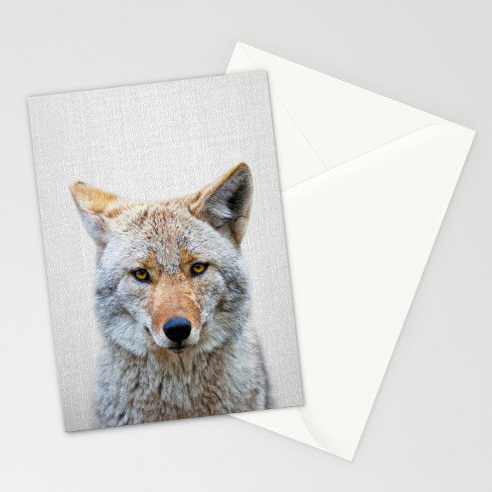 Coyote - Colorful Stationery Card Gallery Image 2