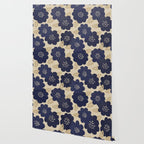 Blue Flower Pattern Wallpaper Gallery Image 2