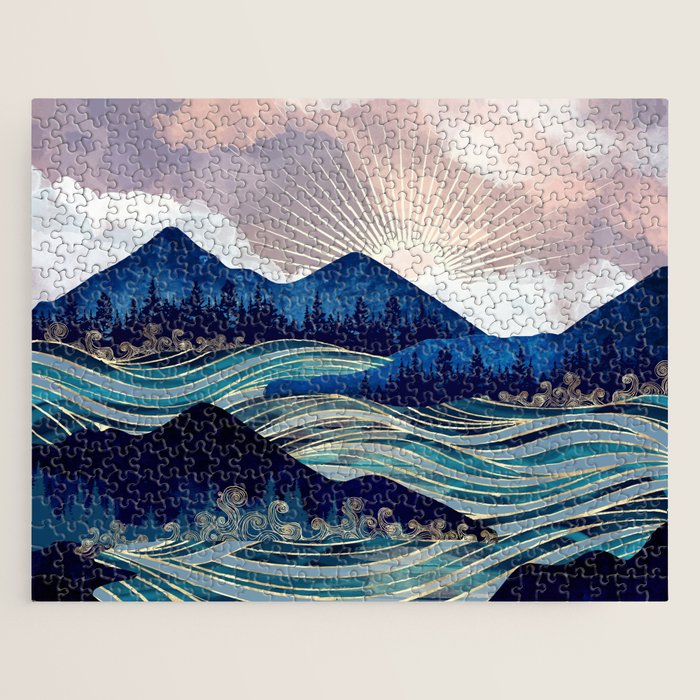 Ocean Sunrise Jigsaw Puzzle Gallery Image 1