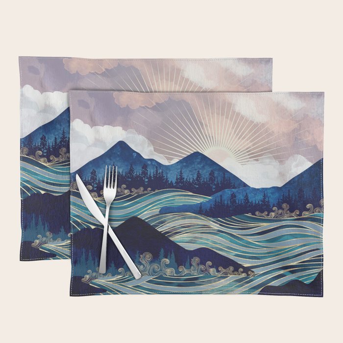 Ocean Sunrise Placemat Gallery Image 1