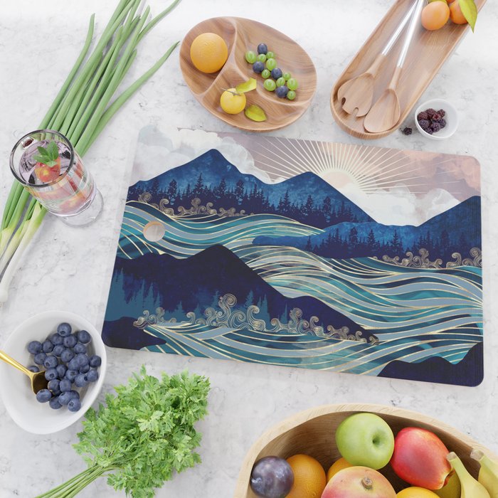 Ocean Sunrise Cutting Board Gallery Image 2