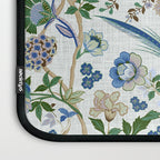 Chinoiserie birds peacock flowers leaves, romantic, vintage, retro, cozy heirloom Laptop Sleeve Gallery Image 3